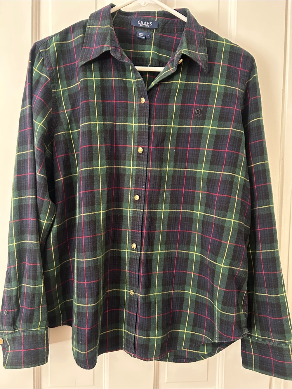 Women’s Chaps Button Down Flannel